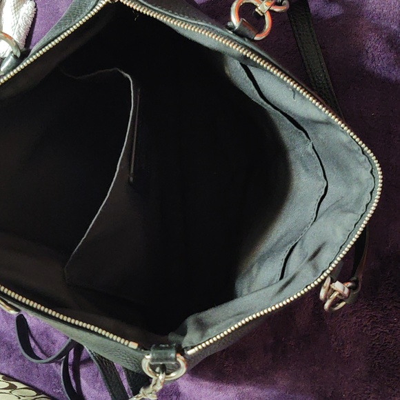 Coach Black Leather Crossbody Bag - Picture 7 of 11